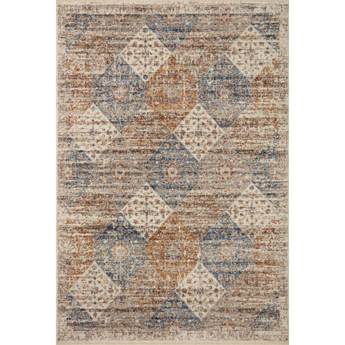 Loloi Rugs Sorrento Oriental Machine Made Power Loom Polyester Area Rug